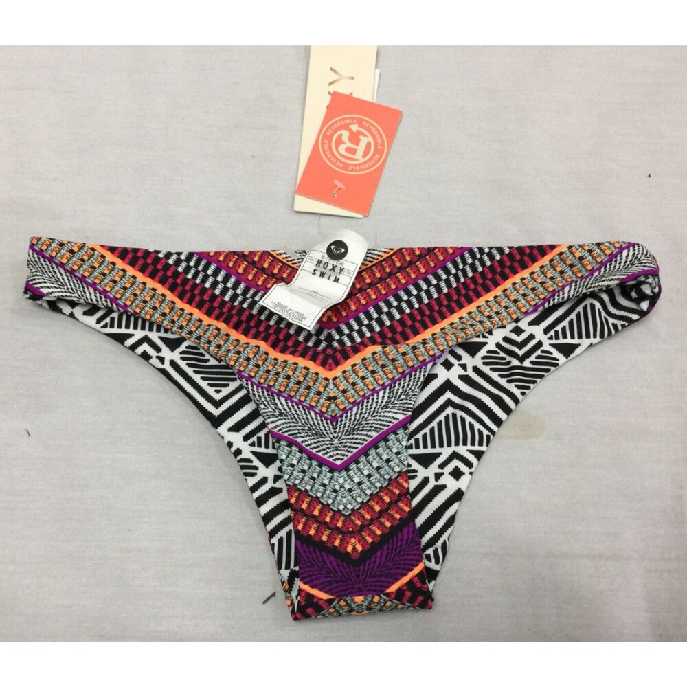 NWT ROXY WOMENS SWIM REVERSIBLE BIKINI SIZE S